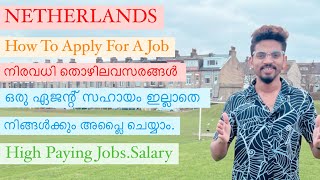 Netherlands Work Visa Explained  How To Get Jobs In Netherlands  Malayalam [upl. by Neidhardt]