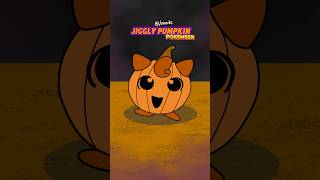 Jigglypuff as a Halloween pumpkin 🎃 pokemon pokeween jigglypuff pumkin drawing [upl. by Akemit]