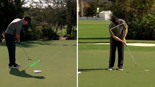 David Duval Putting Drills for Distance Control and Making Short Putts Under Pressure [upl. by Dlorag]