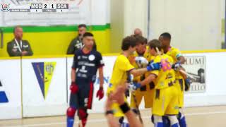 Highlights  Serie A2  Coppa Italia  GirA  G2  Amatori Modena 1945 x Centro Palmer Scandiano [upl. by Nickolaus]