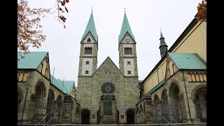 Werl  Vollgeläut von Wallfahrtsbasilika und alter Wallfahrtskirche 1979 bis 2003 [upl. by Akeim]