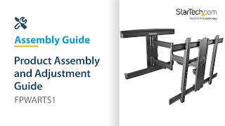 How to AssembleInstall – TV Mount FPWARTS1  StarTechcom [upl. by Alidis817]