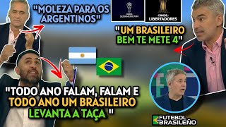 MEDO DOS TIMES BRASILEIROS EXPECTATIVA ARGENTINA PRA SORTEIOS DA LIBERTADORES E SULAMERICANA [upl. by Akehsar]