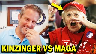 Adam Kinzinger REACTS to my WILD MAGA Interviews [upl. by Rupert238]