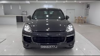 Porsche Cayenne Diesel E2II New Shape 2014 Rear Entertainment SND87M  SNN6377J [upl. by Dulcea643]