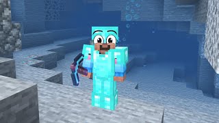 I can breathe UNDERWATER Now its time to carve Minecraft Ep 228 [upl. by Sacci]