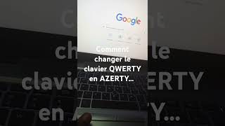 comment changer le clavier QWERTY en AZERTY facilement [upl. by Jackqueline]