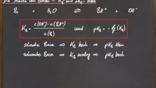 Q12 KB und pKB Wert [upl. by Wons]