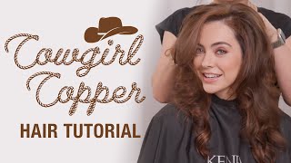 Cowgirl Copper Hair Color Trend Tutorial  Trending Warm Seasonal Hair Color  Kenra Color [upl. by Antonina564]