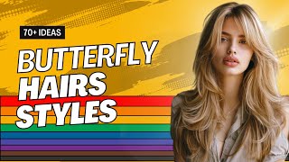 Stylish Butterfly Layer Haircut Trendy Hair Color Ideas and Aesthetic Inspiration [upl. by Suiravaj]