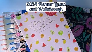 2024 Planner Lineup and Walk Through [upl. by Tobey]