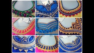 50 simple and latest back neck designs of a blouse  fashion designing [upl. by Ameer840]