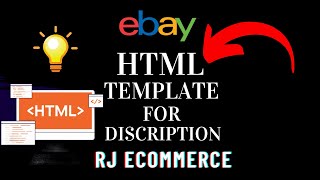 How To Create eBay HTML Listing Template 2023  Free eBay Description Templates  RJecommerce [upl. by Festus]