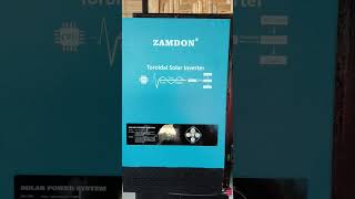 Zamdon 3K Hybrid Inverter Fully Charged at 26v [upl. by Kawasaki861]