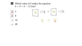 EQAO Grade 6 Math 2017 Question 6 Solution [upl. by Terrilyn]