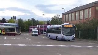 Leicester First Bus Depot Open Day Sept 2016 [upl. by Rodie562]