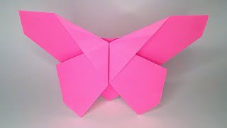 Cómo hacer una MARIPOSA de papel FÁCIL ✅  Origami PASO A PASO [upl. by Welford]