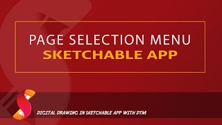 Using Pages Menu in Sketchable App [upl. by Lacie324]