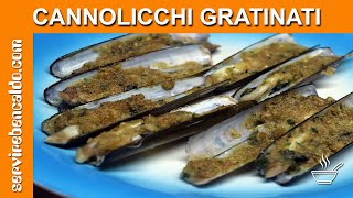 CANNOLICCHI GRATINATI AL FORNO Facilissimi [upl. by Aelanna772]