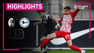 SC Freiburg II  DSC Arminia Bielefeld  Highlights 3 Liga  MAGENTA SPORT [upl. by Cleasta]