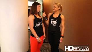 Clarissa Evans NPC Figure Competitor Chats with HDPhysiques [upl. by Nolur725]