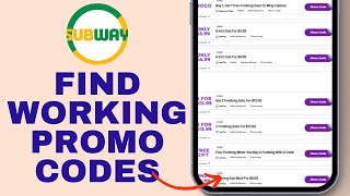 subway coupon code  How to Redeem 70 Subway Promo Code [upl. by Elletsyrc709]