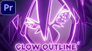 Glowing Outline Effect Tutorial in Premiere Pro  No Plugins  AMV Tutorial [upl. by Bernt]