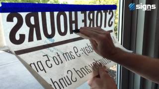 Vinyl Lettering  Installation [upl. by Koblas60]