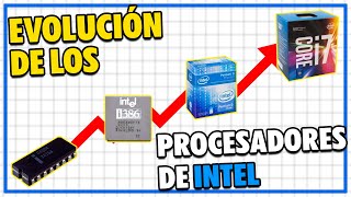 Evolución de Intel  Los procesadores MÁS IMPORTANTES en su historia [upl. by Opal]