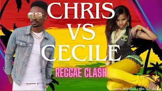 CHRIS MARTIN VS CECILE REGGAE RIDDIM CLASH [upl. by Esenwahs219]