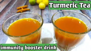 Turmeric tea recipe  immunity booster drink recipe  Love at first bite [upl. by Eelir]