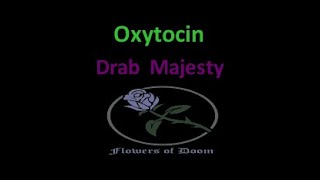 Drab Majesty  Oxytocin goth darkwave karaoke ゴス ゴシック カラオケ lyric video [upl. by Emirej]