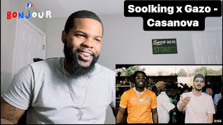 Soolking x Gazo  Casanova Clip Officiel  AMERICAN REACTION🇺🇸🇫🇷 [upl. by Jariv]