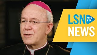 WATCH Archbishop Peta Bishop Schneider ban ‘blessings’ of homosexual couples in their archdiocese [upl. by Cinimmod399]