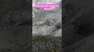 A glacial lake outburst flood in solukhumbu amp destroyed Thame Settlement [upl. by Ettelimay]