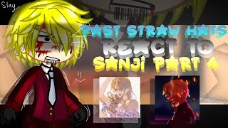 past straw hats react to sanji part4  short   english • onepiece [upl. by Oralee]