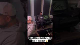 Adam22 Plays His Lil Durk OTF Diss To Bricc Baby 😳 [upl. by Arimat]