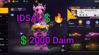 free fire ID sale 2000💲🔥 [upl. by Hose740]