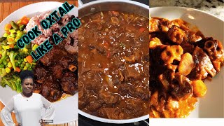 How to make Jamaican Oxtail  How to cook oxtail Jamaican style  How to cook oxtail stew [upl. by Giark704]