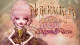 CHRISTMAS DOLL REPAINT Sugarplum • The Nutcracker and the Four Realms dollrepaint ooak sugarplum [upl. by Nocaed772]