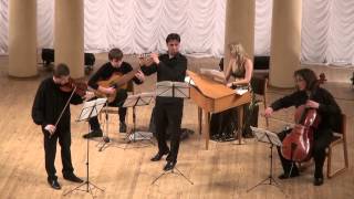 Telemann Paris Quartet emoll Distrait e Modere [upl. by Ymmas]