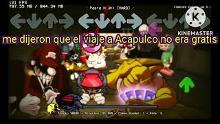 Pasta Night Lyrics en español  Fnf Hypnos Lullaby 20 Parodia  Especial de hallowen [upl. by Cadmarr]