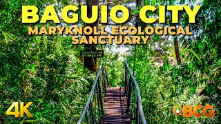 Baguio City Walk at Maryknoll Eco Sanctuary  4K Drive and Walk To and inside Maryknoll [upl. by Eibbor]