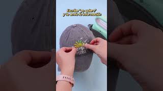 Gorras con visera estampadas con vinilo textilcameo vinilodecorte vinilotextil cricut [upl. by Austen839]