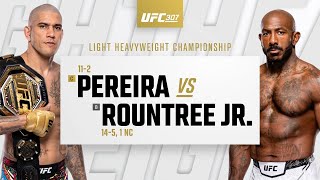 UFC 307 Alex Pereira vs Khalil Rountree Highlights [upl. by Thackeray]