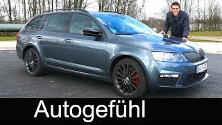 2016 Skoda Octavia vRS Combi Estate FULL REVIEW test driven DSG amp TDI 184 hp [upl. by Pachston186]