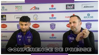 CONF DE PRESSE  Nationale J21  USBPA vs Tarbes [upl. by Tshombe]