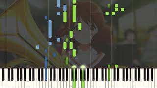 DREAM SOLISTER  Hibike Euphonium OP  Piano Arrangement Synthesia [upl. by Whetstone363]