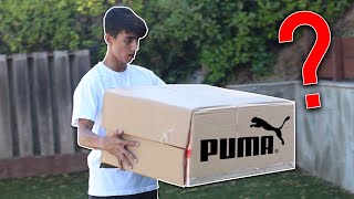 PUMA sent me this HUGE MYSTERY SOCCER PACKAGE UNBOXING AND TEST [upl. by Ecineg]