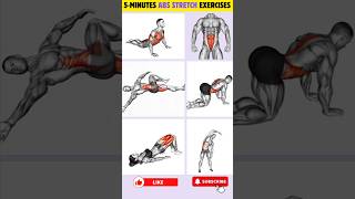 Top 55 Min ABS Stretch Exercises workout absworkout [upl. by Froh6]